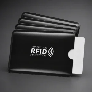 Zestaw 4x Etui RFID Uziel na karty płatnicze